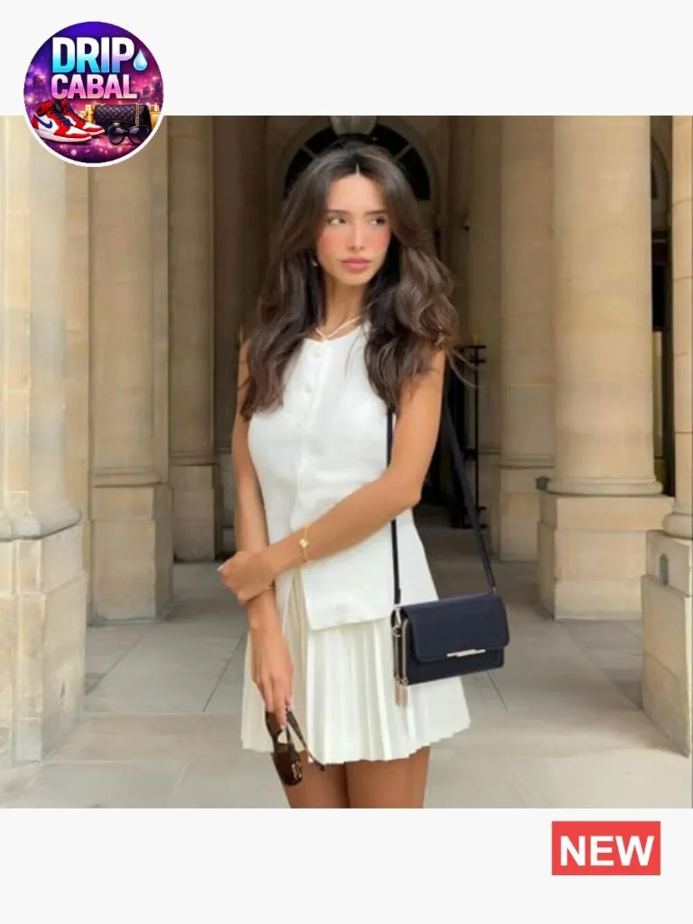 Faux Leather Small Crossbody Bag with Credit Card Slots